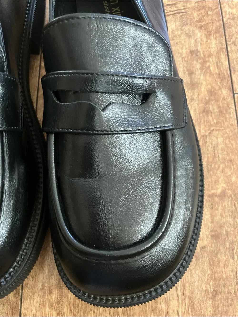 Y2k Women’s Black Leather Penny Loafers